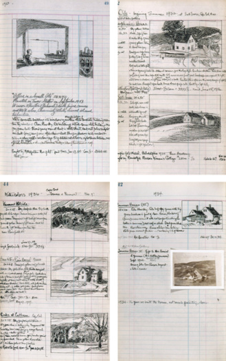 Cuaderno de dibujo de Edward Hopper Cuaderno de dibujo de Edward Hopper