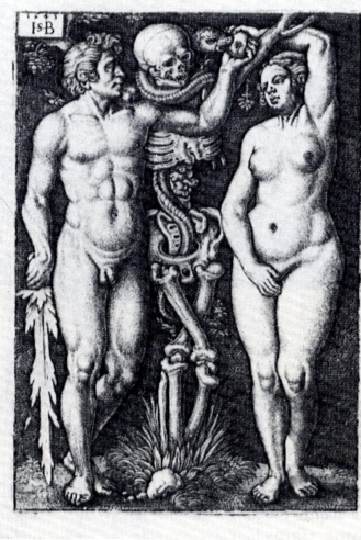 Adan y Eva. Grabado de Hans Sebald Beham (1543) Adan y Eva. Grabado de Hans Sebald Beham (1543)