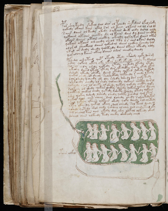 Ilustración del Manuscrito Voynich Ilustración del Manuscrito Voynich