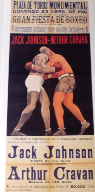 Cartel anunciador de la pelea entre Jack Johnson y Arthur Cravan Cartel anunciador de la pelea entre Jack Johnson y Arthur Cravan