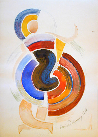 Sonia Delaunay. Dibujo (1917)