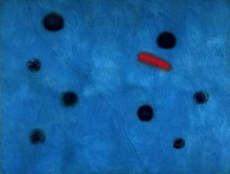 Miró la serie Azul