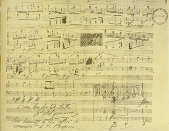 Manuscrito de Chopin