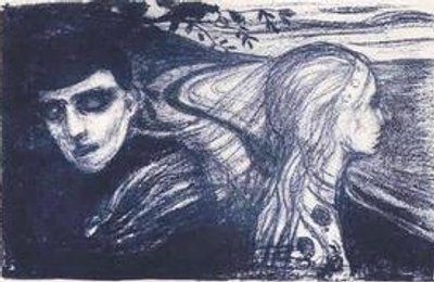La Separación (Litografía) Edvard Munch