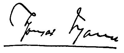 Firma de Thomas Mann