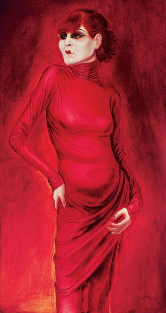 La bailarina Anita Berber pintada por Otto Dix (1925)