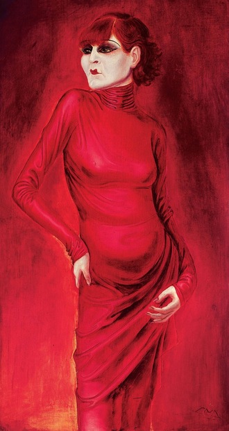La bailarina Anita Berber pintada por Otto Dix (1925) La bailarina Anita Berber pintada por Otto Dix (1925)