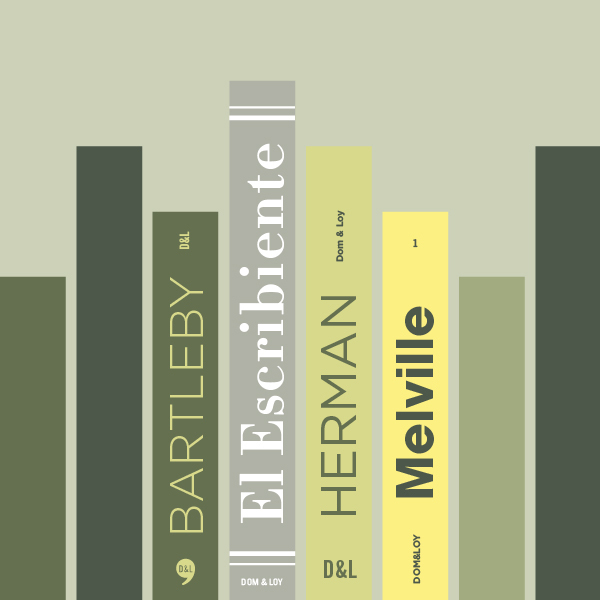 Portada de Bartleby, el escribiente. Editado por Dom & Loy Portada de Bartleby, el escribiente. Editado por Dom & Loy