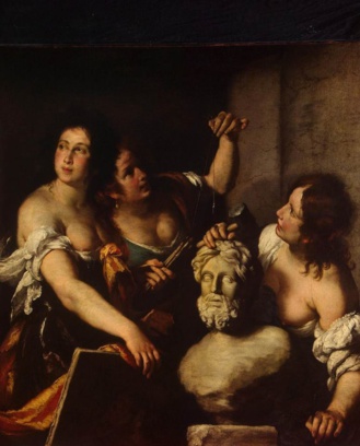Alegoría de las Artes de Bernardo Strozzi 1640 Alegoría de las Artes de Bernardo Strozzi 1640
