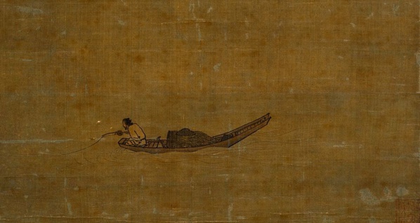 Pescador solitario de Ma Yüan 1195