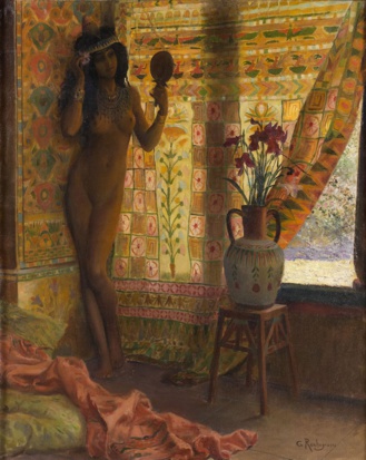 Le miroir George Antoine Rochegrosse 1886 Le miroir George Antoine Rochegrosse 1886
