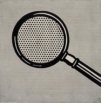 Roy Lichtenstein Magnifying glass Roy Lichtenstein Magnifying glass