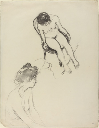 Estudio Dos desnudos femeninos de Edouard Vuillard ca. 1903