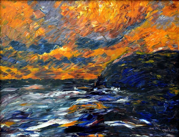 Mar de otoño. Emil Nolde, 1910