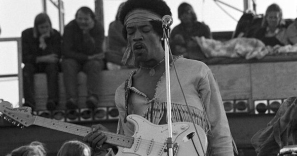 Jimmi Hendrix en Woodstock. 1969