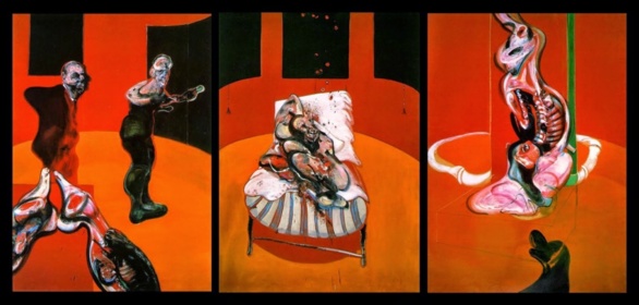 Tres estudios para una crucifixión de Francis Bacon. 1962