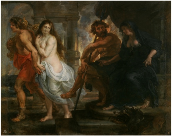 Orfeo y Eurídice de Pedro Pablo Rubens. 1636-1638
