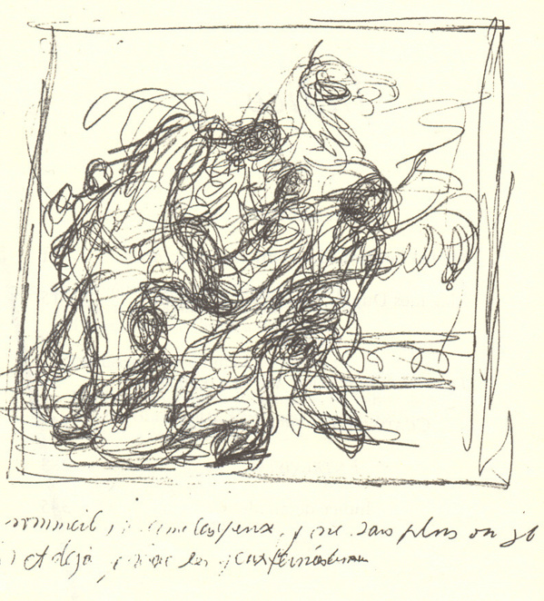 Alberto Giacometti Dibujo