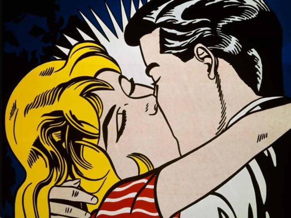 Kiss II de Roy Lichstenstein. 1963