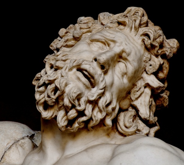 Laocoonte y sus hijos (detalle)