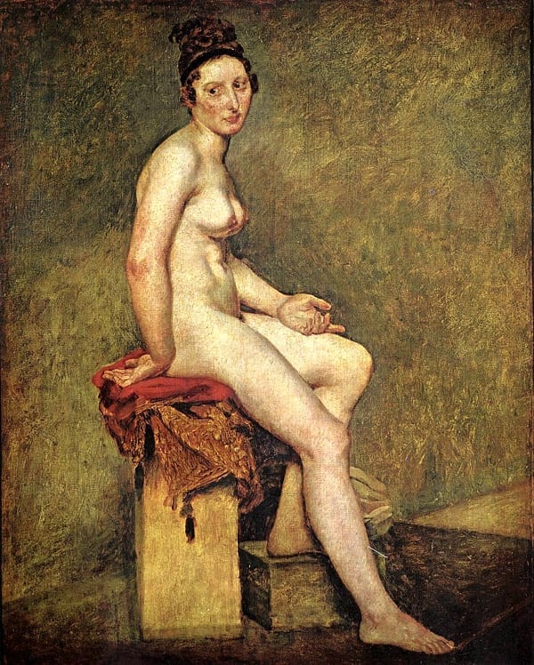 Mademoiselle Rose de Eugène Delacroix. 1817