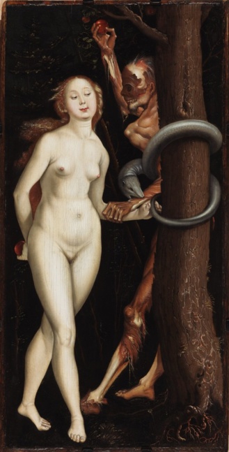 Eva, la serpiente y la muerte de  Hans Baldung Grien. 1510 Eva, la serpiente y la muerte de  Hans Baldung Grien. 1510