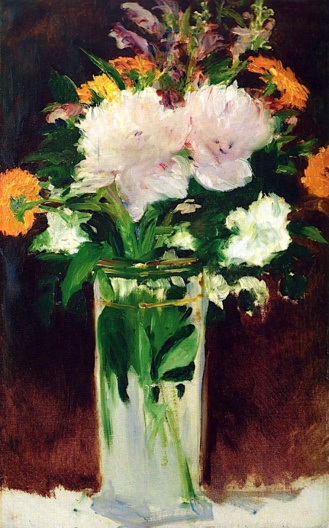 Para A. Flores en un jarrón de Edouard Manet (1882)