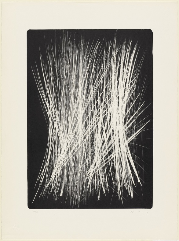 L. 102 de Hans Hartung. 1963