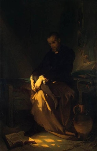 Tasso en prisión de Louis Gallait (1853)