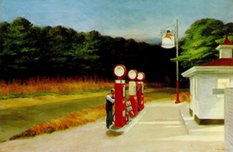 Gasolina. Edward Hopper 1940 Gasolina. Edward Hopper 1940