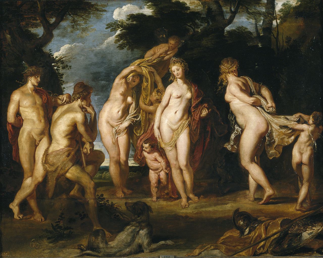 El Juicio de Paris de Rubens 1606