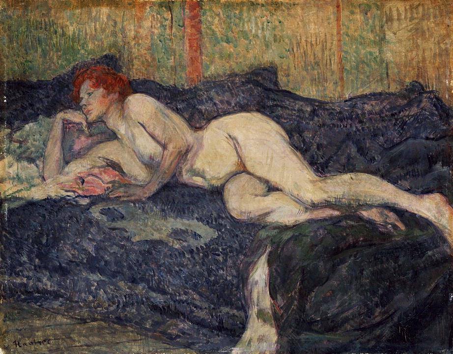 Desnudo reclinado de Toulouse-Lautrec 1897