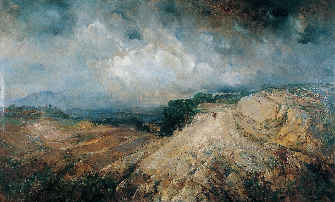 Paisaje rocoso de Ramón Martí i Alsina 1887 Paisaje rocoso de Ramón Martí i Alsina 1887
