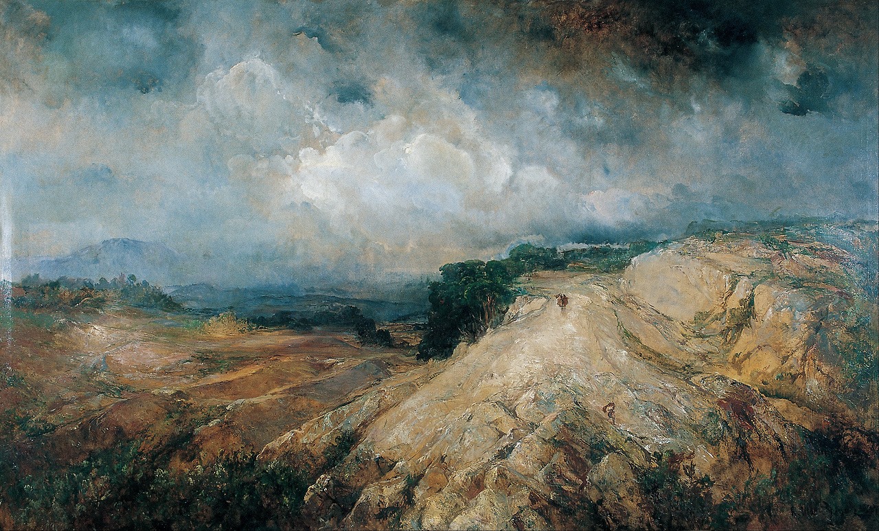 Paisaje rocoso de Ramón Martí i Alsina 1887