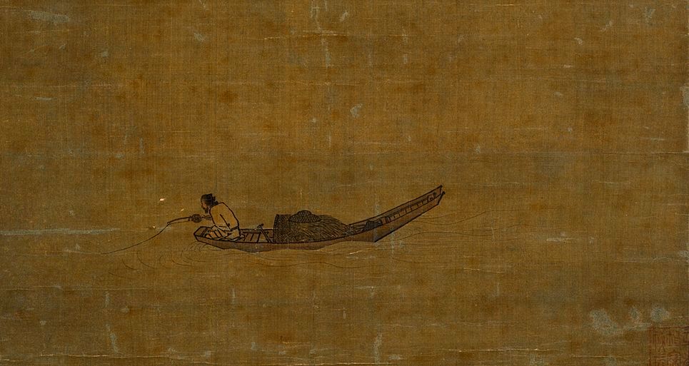Pescador solitario de Ma Yüan 1195