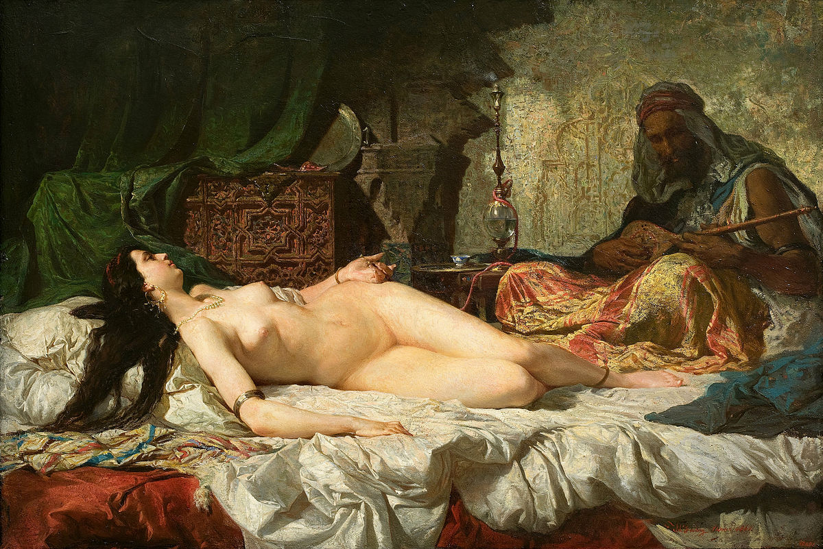 La Odalisca de Mariá Fortuny 1861 La Odalisca de Mariá Fortuny 1861