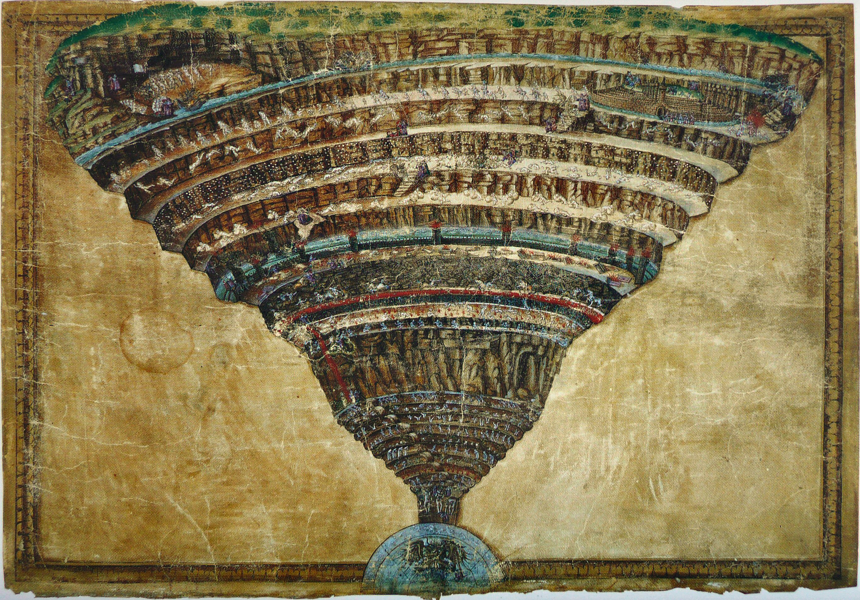 El Infierno de Sandro Botticelli ca.1485 El Infierno de Sandro Botticelli ca.1485