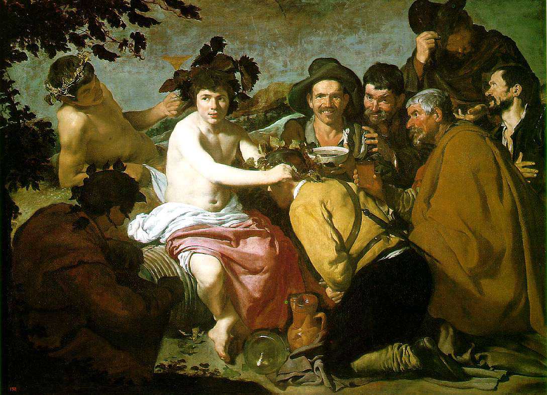 Los Borrachos - en realidad El Triunfo de Baco- de Diego Velázquez 1628-1629 Los Borrachos - en realidad El Triunfo de Baco- de Diego Velázquez 1628-1629