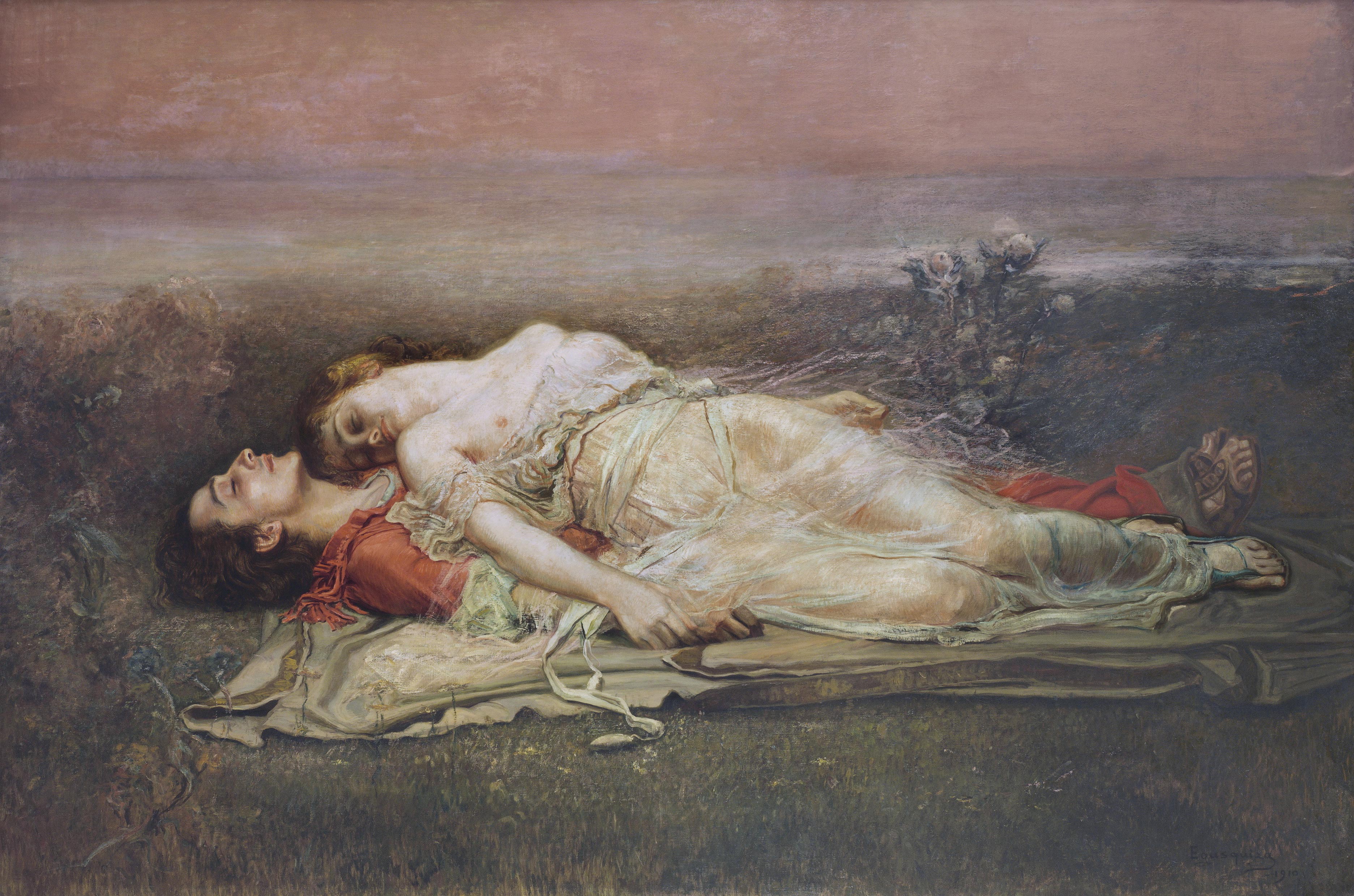 Tristán e Isolda (La Muerte) de Rogelio Egusquiza 1910