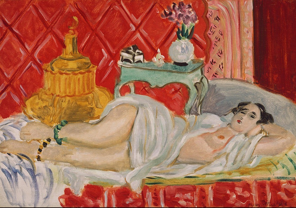 Odalisca. Armonía en rojo. Henri Matisse. 1926