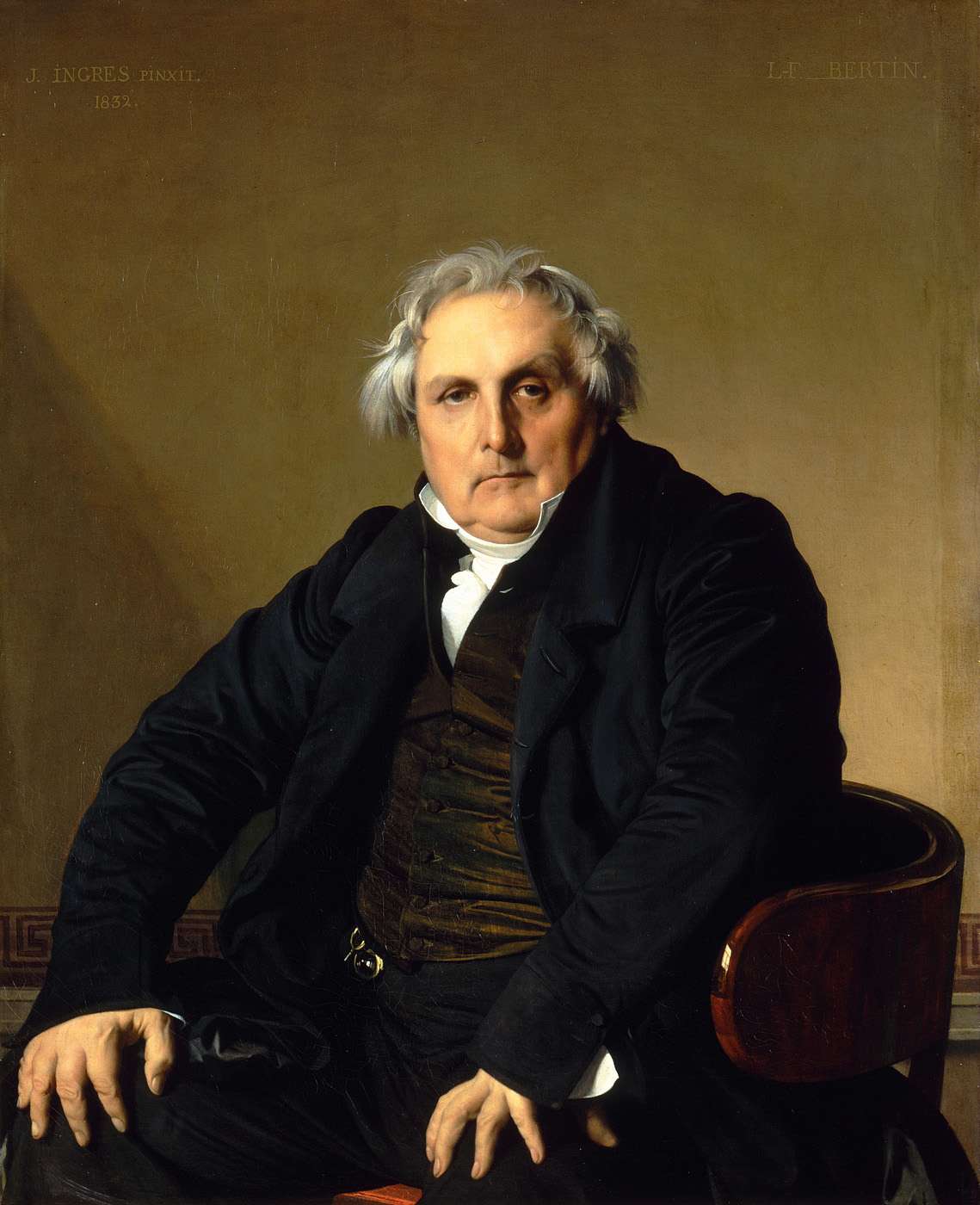 Monsieur Louis François Bertin. Dominique Ingres. 1832