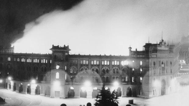 Incendio de la Plaza de Toros de Las Ventas. Madrid, 1963