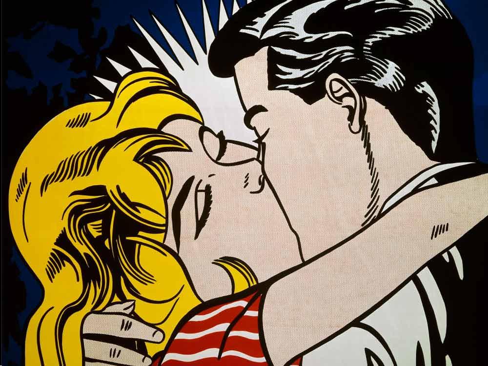 Kiss II de Roy Lichstenstein. 1963 Kiss II de Roy Lichstenstein. 1963