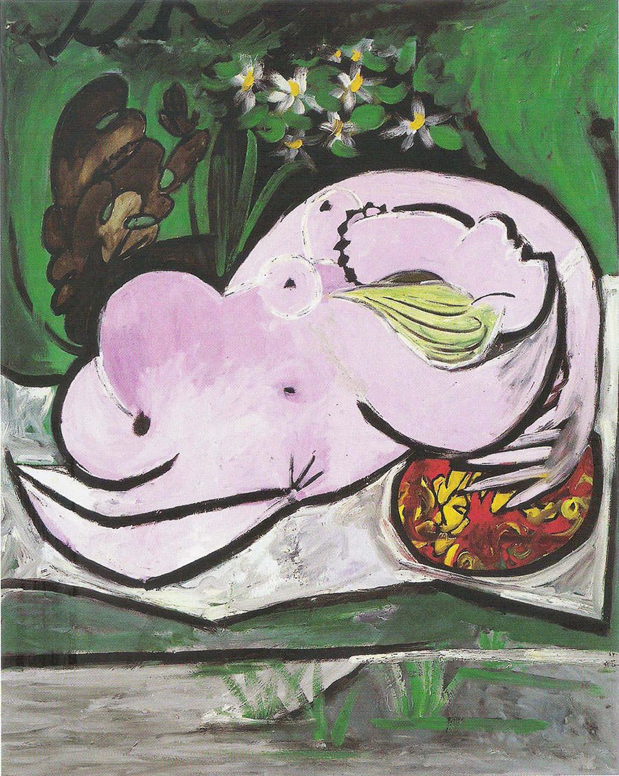 Desnudo en un jardín. Pablo PIcasso. 1934 Desnudo en un jardín. Pablo PIcasso. 1934