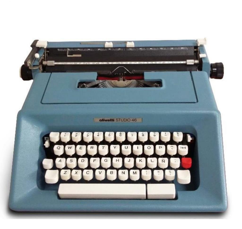 Mi máquina de escribir. Regalo de Julia en noviembre de 1978 Mi máquina de escribir. Regalo de Julia en noviembre de 1978