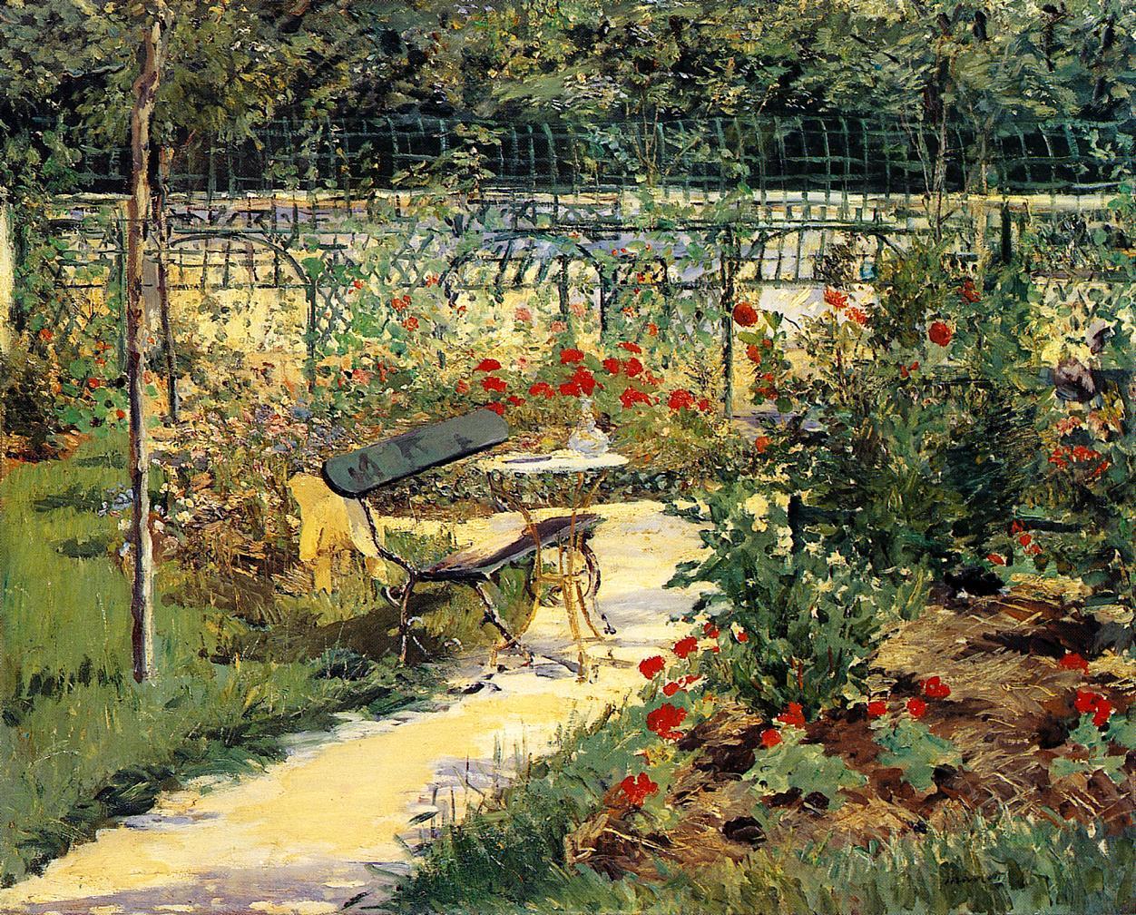 Banc de Edouard Manet. 1881