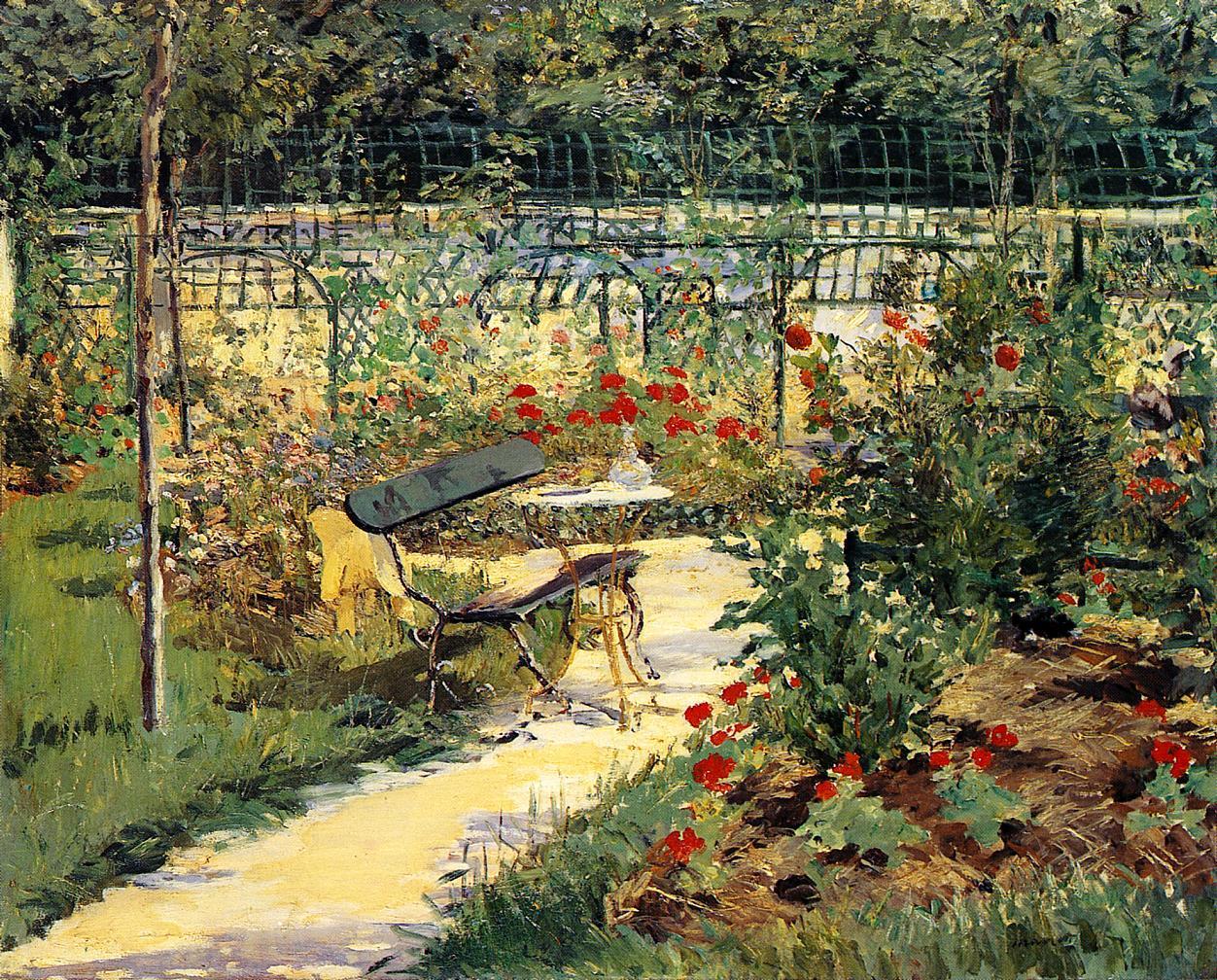 Banc de Edouard Manet. 1881 Banc de Edouard Manet. 1881