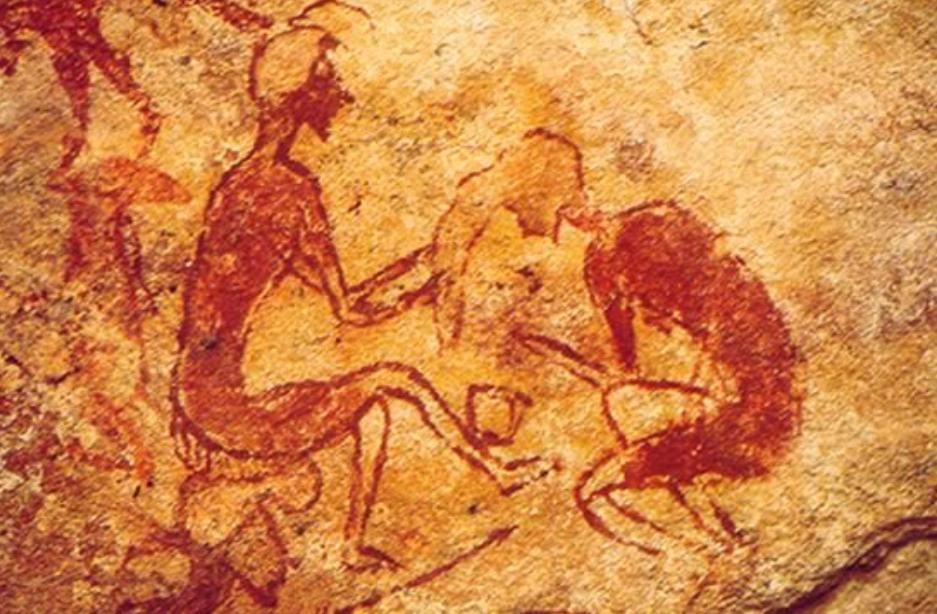 El peluquero Tassili-N-Ajjer. ca. 4000 a.e.c. El peluquero Tassili-N-Ajjer. ca. 4000 a.e.c.