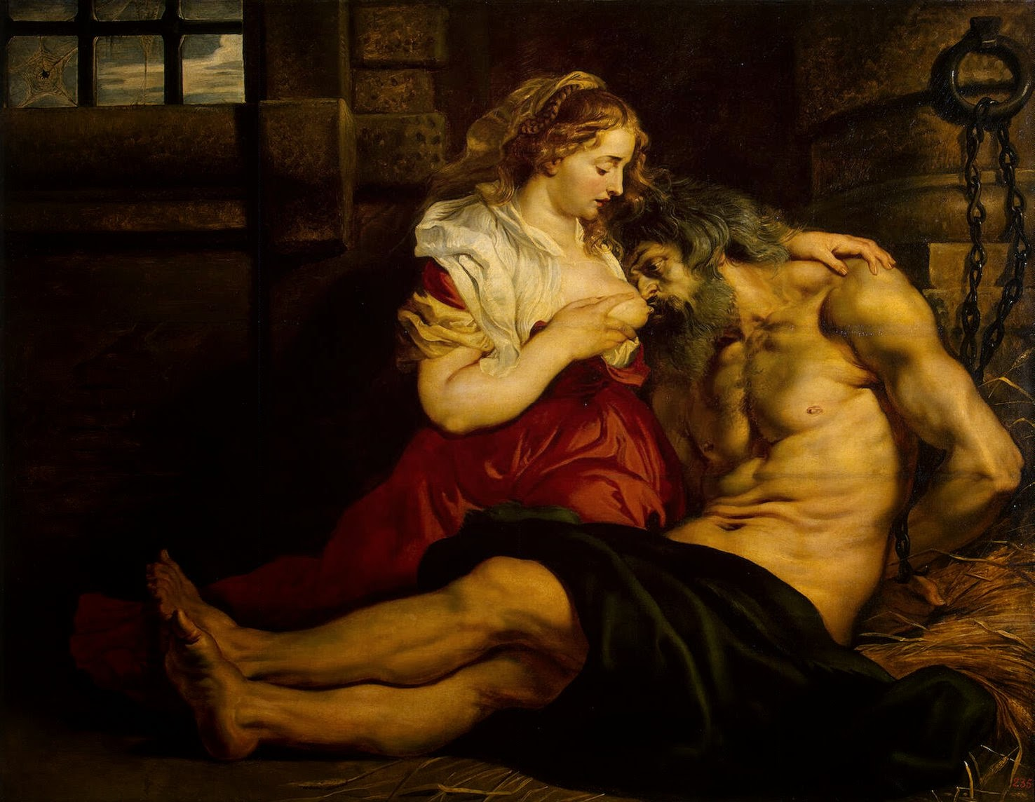 Caritas romana. Peter Paul Rubens. 1612