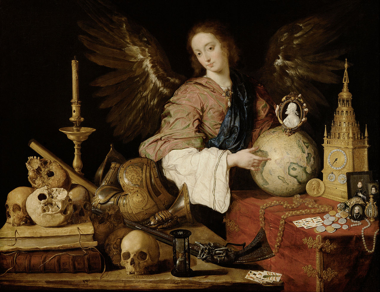 Alegoría de la Vanitas de Antonio de Pereda. 1632-1636